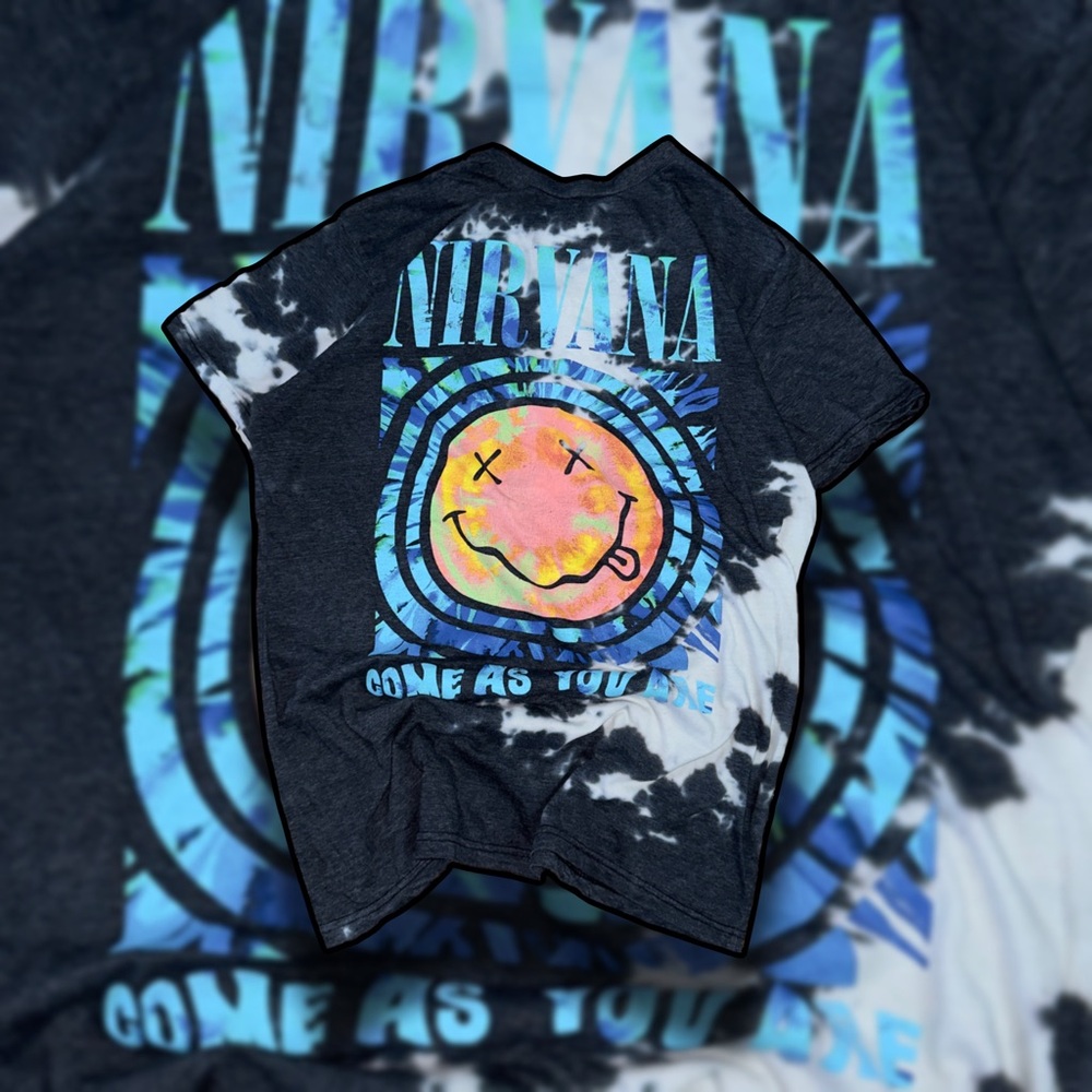 Nirvana Tie Dye Band Tee XL “Come As You Are”